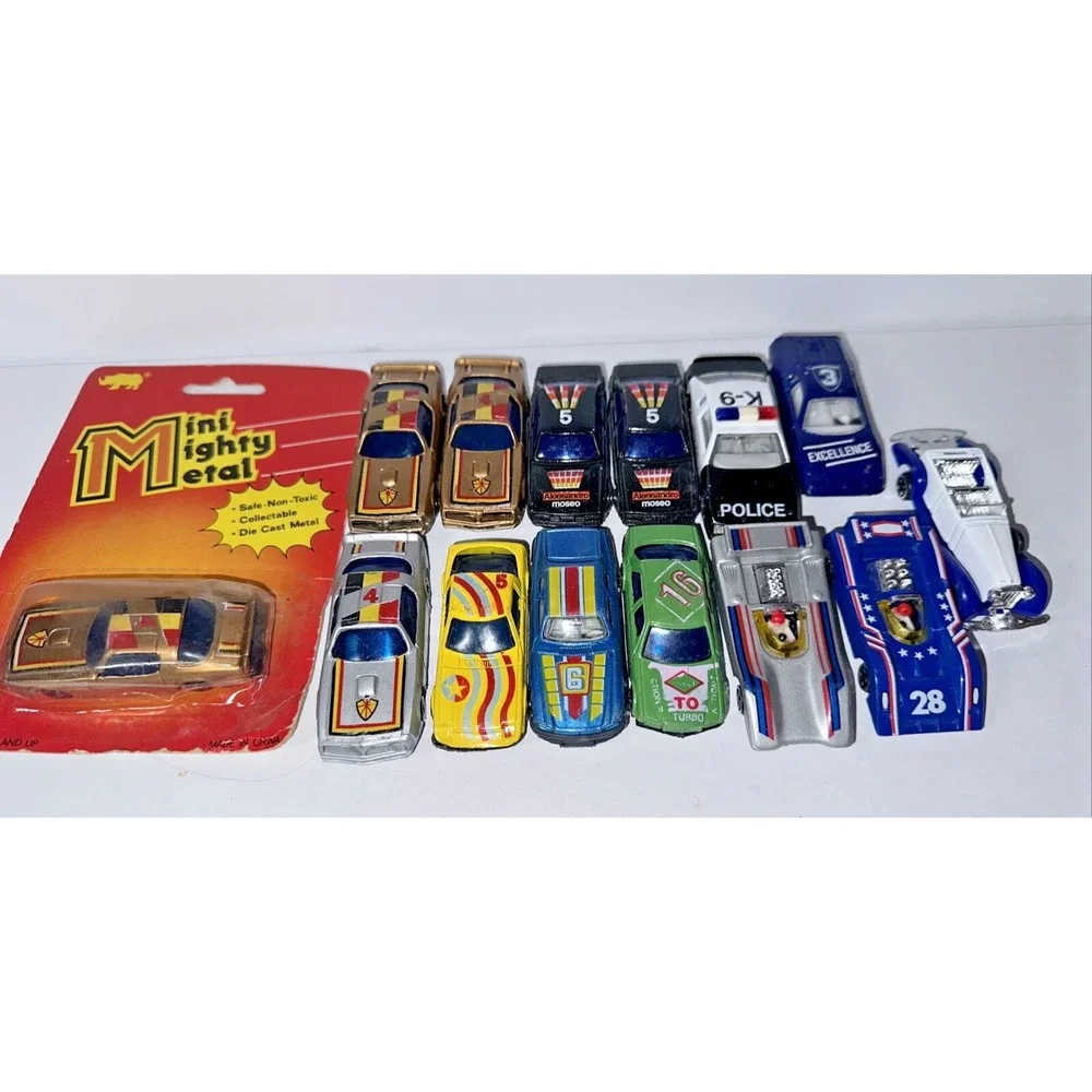 Lot of 14‎ Mini Mighty Metals (and Others)Die Cast Loose - Excellent Condition!